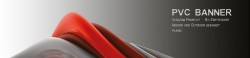 Banner 350x50 cm, PVC, 510g/qm, plano