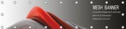 Banner 250x150 cm, Meshgewebe, 270g/qm, rundum gest